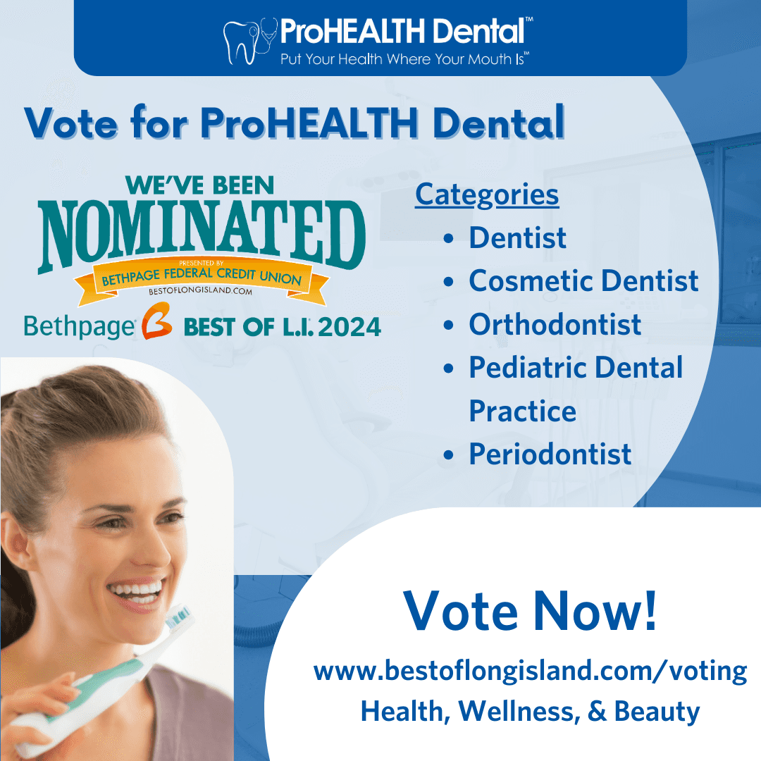 Vote for ProHEALTH Dental Infographic